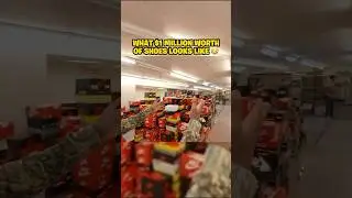 What 1 million worth of shoes looks like 😳