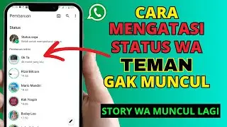 CARA MENGATASI STATUS WA TEMAN YANG TIDAK MUNCUL | PAKAI CARA INI STORY WA NYA MUNCUL LAGI