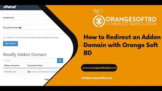 How to Redirect an Addon Domain with Orange Soft BD