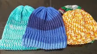 How to loom knit baby hat for beginners