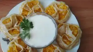 O'zbekcha qovoqli manti. Ковокли манти 3 хил усулда.