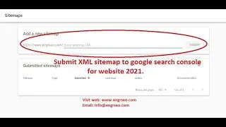 How to Create XML Sitemap and Submit on Google Search Console? | Engr SEO
