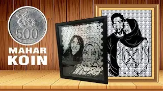 How to Make a Coin Dowry with Transparent Stickers