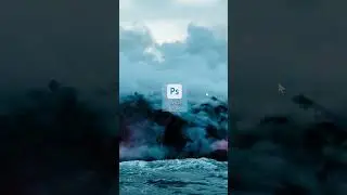 Photoshop hack to add clouds to your photo ☁️