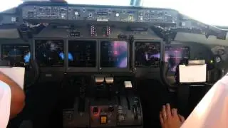 Blue1 717 Inflight Cockpit Moments