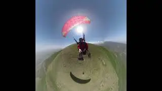 Полёт на параплане.