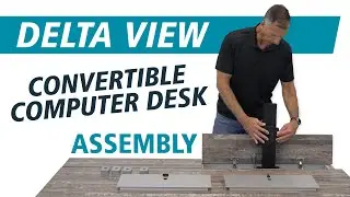 How to Assemble the Delta View (Computer Desk with Hidden Monitor by RightAngle)