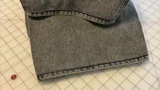 Hemming Pants Again- Jean Hemming and Keeping the Original Hem