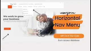 New Horizontal Nav Menu
