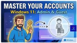 How to Create Guest & Admin Accounts in Windows 11 (The Easy Way)