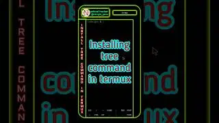 Installing tree command in Termux 