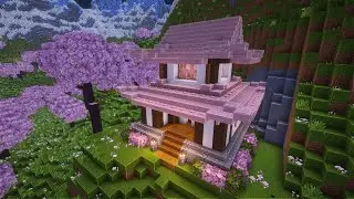 Minecraft 1.20 | Cherry Japanese House Tutorial