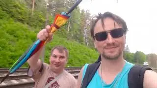 идем домой с озера