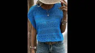 Идеи для вязания летних моделей. Вдохновляемся и вяжем. 