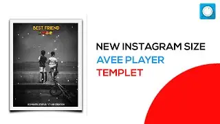 How to Make New #portraitSize Template || Portrait size WhatsApp Status || Avee player Status || #41