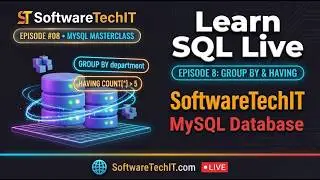 MySQL ep 7 : Learn SQL With SoftwareTechIT | MySQL Query | MySQL Database