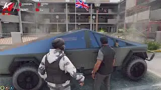 Adam Tests out Moses "Bulletproof" Cybertruck | No Pixel