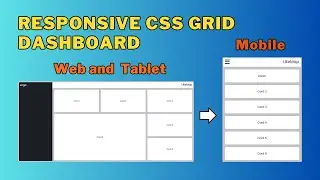 How to Create a Responsive Dashboard Grid Layout with HTML, CSS, and JavaScript