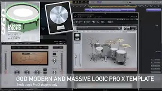 GGD Modern and Massive Logic Pro X pre-mixed template | Stock plugins only