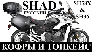 (Русский) SHAD Кофры, Обзор После Долгой Эксплуатации, SH58X И SH36, Honda NC750X