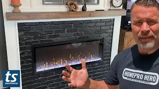 DIY ELECTRIC FIREPLACE Installation