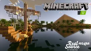 AMAZING Real Source RTX Texture pack 1024px high res version Minecraft Windows 10 Bedrock edition