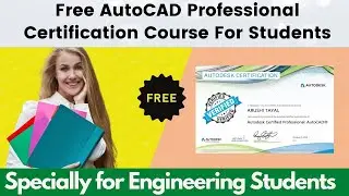 Free AutoCAD Professional certification Course | AutoCAD Free Course |Skill Stalker 