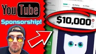 How to Get Sponsored on YouTube ($10,000 Brand Deals!)