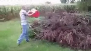 Спалил все на фиг!
