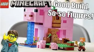 LEGO Minecraft: The Pig House Review!