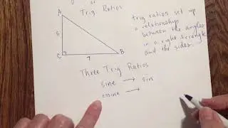 Geometry Video Trig Ratios Introduced