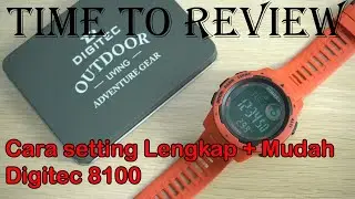 Cara setting waktu Jam digital Outdoor Digitec Ds-8100 Adventures Mudah gak bingung