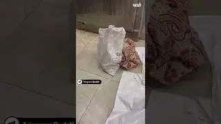Les restes de deux jeunes sœurs palestiniennes ont été rassemblés dans un sac de farine...