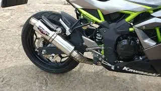 Ninja 250 RR MONO 250SL Black Devil Gp Seca Test suara Knalpot #ninja #motorcycle #motor #sports