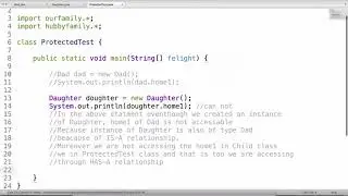 [Core Java] protected access modifier in Java