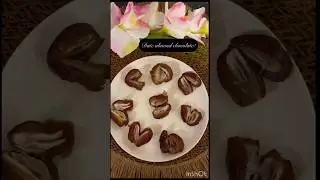 Date Almond Chocolate!#shorts #dessert #quickrecipes #healthy #chocolate #datealmondchocolate