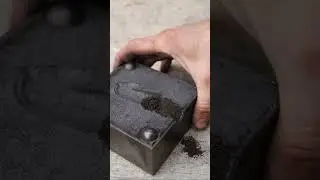 Melting Bronze into Chess Piece
