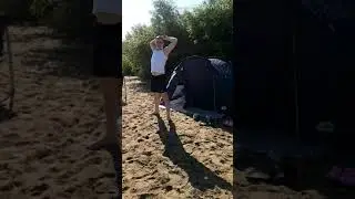 Утреняя зарядка на отдыхе
