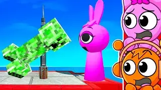 SPRUNKI vs MONSTERS in Minecraft!
