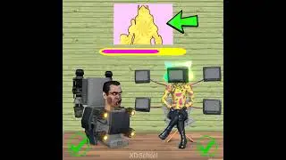 Titan Clockman & Skibidi Toilet G-Man Compete To Guess The Picture