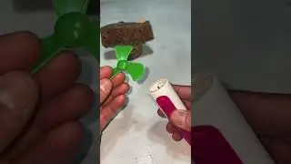 Pratik el vantilatörü yapımı , making a practical hand fan