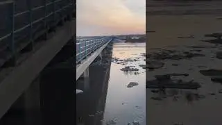 Романовский мост. река Нура 1.04.23 