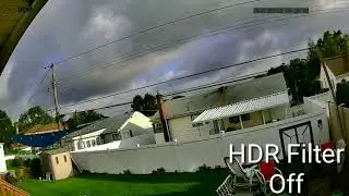 Kinemaster HDR Filter side by side