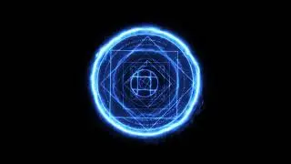 Free Pentagram(Blue) VFX Stock Footage