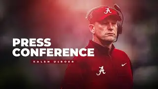Watch Coach DeBoer and coordinators preview Alabama football’s game against USF.