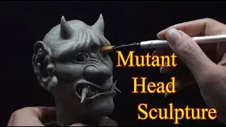 clay monster sculpture, clay diving | Thân ích Official