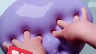 Сиреневый флаффи-слайм