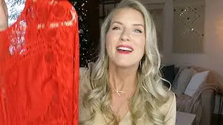 KAT WONDERS CHRISTMAS MINI DRESS TRY ON HAUL   PrettyLittleThing 10