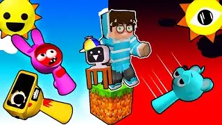 ONE BLOCK SKYBLOCK mit SPRUNKI CHALLENGE in MINECRAFT!