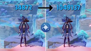 Mona 1 Million DMG Nuke Tutorial - [ Genshin Impact ]
